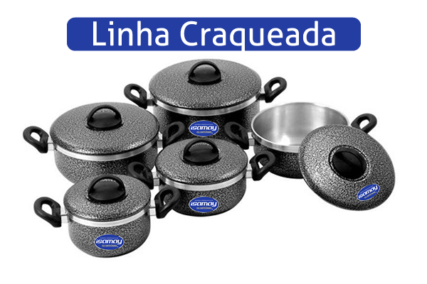 linha de panelas isamay craqueda