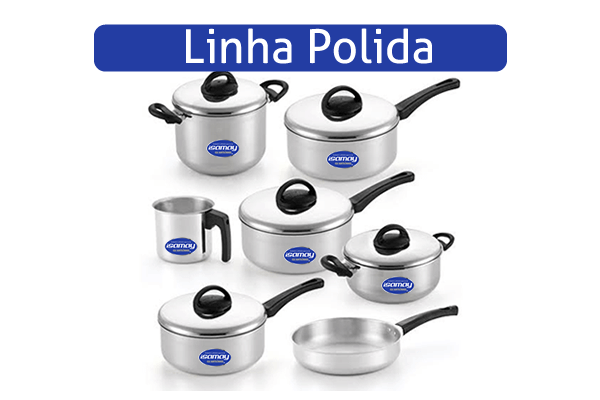 linha de panelas isamay polida